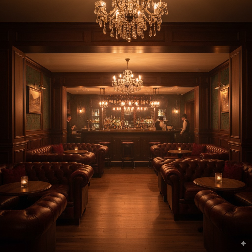 Vintage Speakeasy Bar